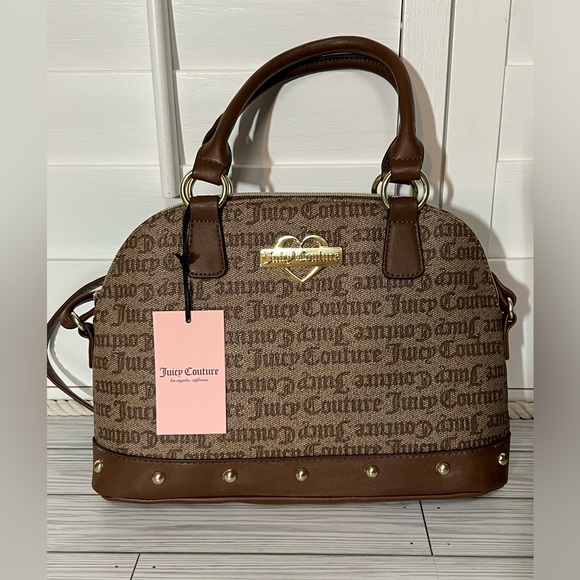 Juicy Couture Handbags - NWT Juicy Couture Chestnut Chino Glam Satchel